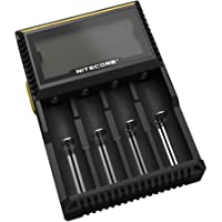 Nitecore D4EU - Cargador Universal para baterías de Ion de Litio- NiMH- NiCd y LiFePO4 (con Pantalla LCD)